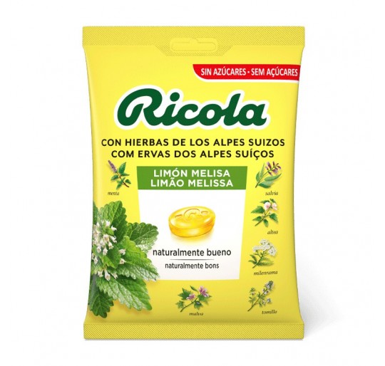 RICOLA  SIN AZUCAR LIMON BOLSA  70 G