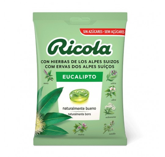 RICOLA  SIN AZUCAR EUCALIPTUS BOLSA  70