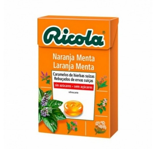 RICOLA  NARANJA MENTA S AZUC