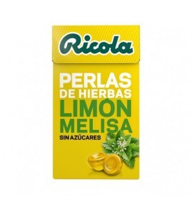 RICOLA PERLAS SIN AZUCAR LIMON 25 G