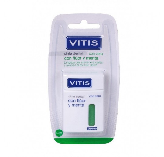 VITIS CINTA DENTAL CON FLUOR Y MENTA 50 M